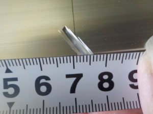 ロフトくんビーム加工　ビーム切断　2,671.4mmに切断
